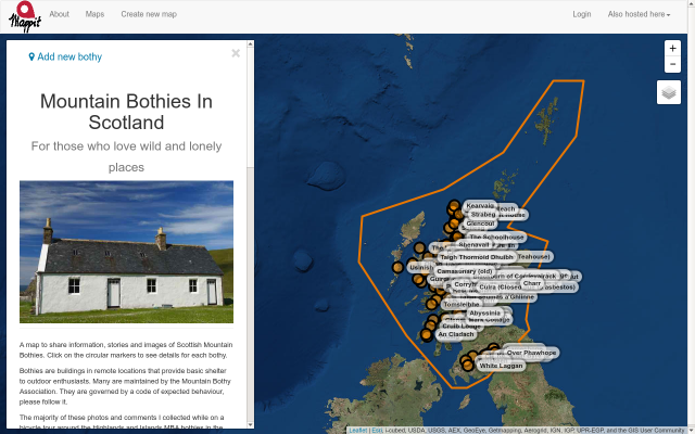 Mountain Bothies in Scotland screenshot